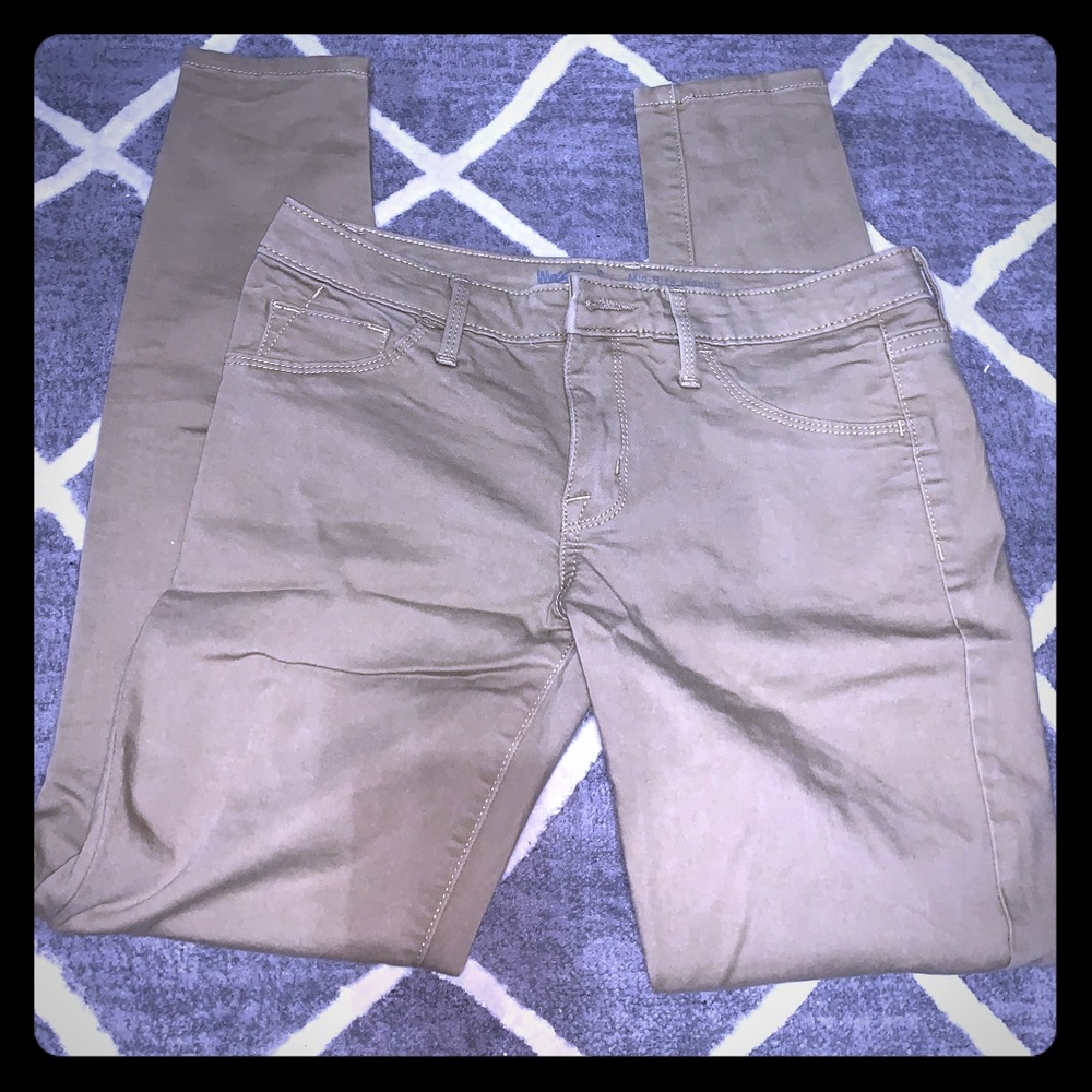 Mossimo target legging jegging khaki 6/28 s short